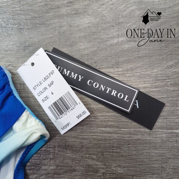 La Blanca Tummy Control Bikini Bottom Size 4 - Picture 4 of 7